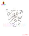 تار عنکبوت پارچه مخمل هالووین