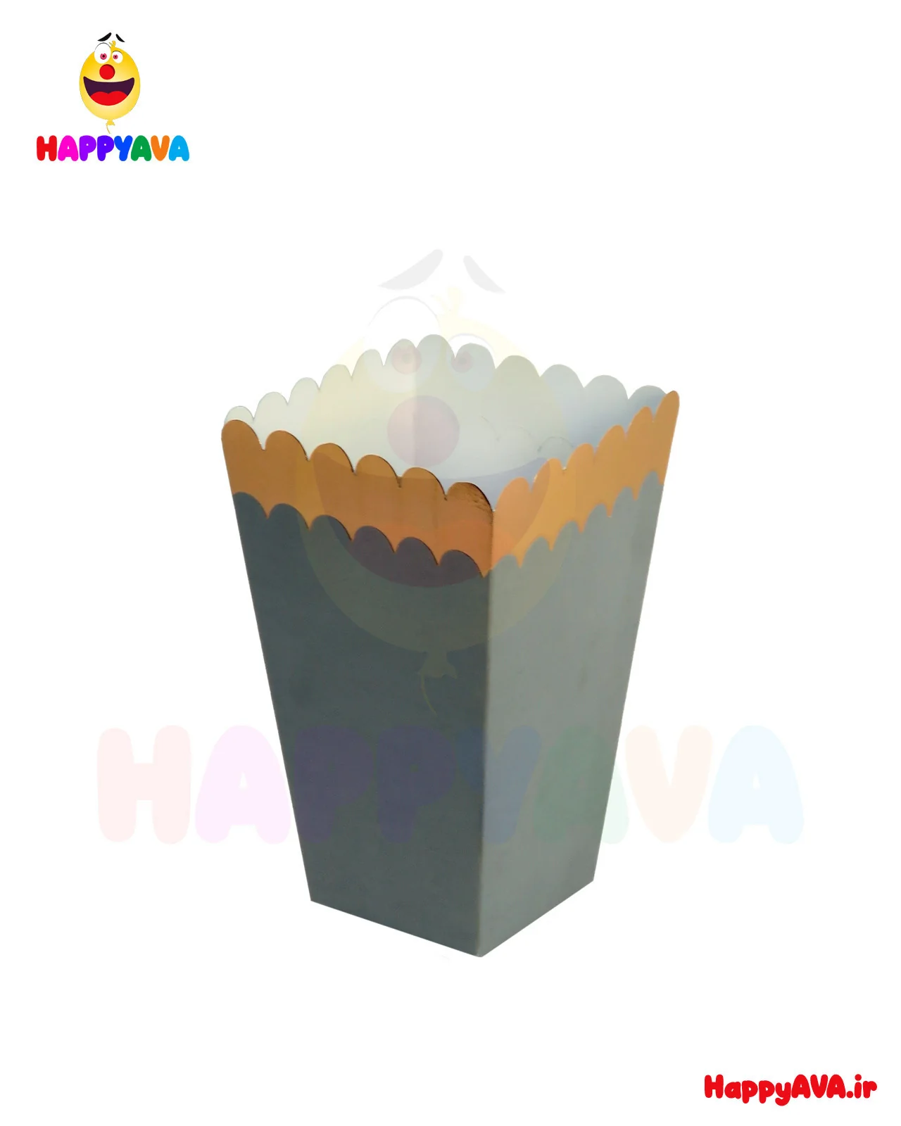 ظرف پاپکرن تم تولدی ساده رنگی ده عددی130,000 تومان