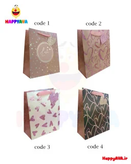 ساک هدیه کد 3-5939 طرح قلب