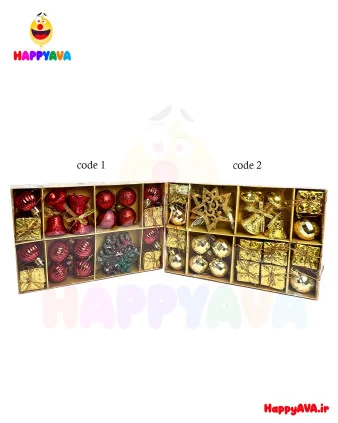 پک جور اکسوری درخت کریسمس سایز کوچک