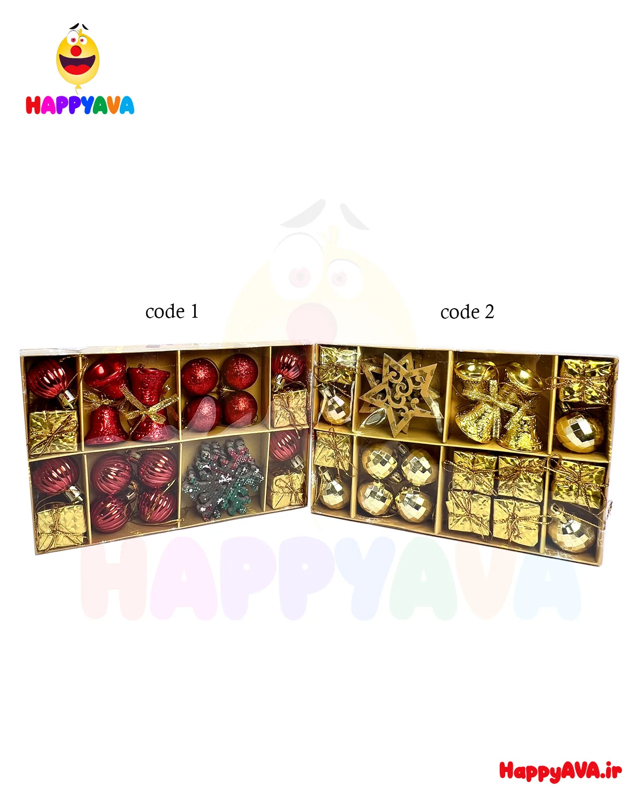 پک جور اکسوری درخت کریسمس سایز کوچک