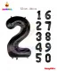 بادکنک فویلی عدد 32 اینچ مشکی%price%