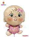 بادکنک فویلی بی بی baby دختر