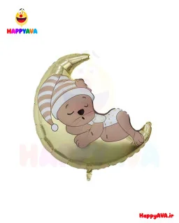 بادکنک فویلی ماه و بچه خرس%shop-name%%product-name%%price%