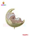 بادکنک فویلی ماه و بچه خرس