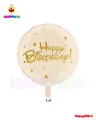 بادکنک فویلی گرد happy birthday