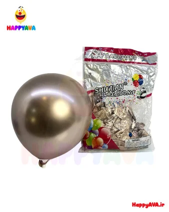 بادکنک کروم شامپاینی