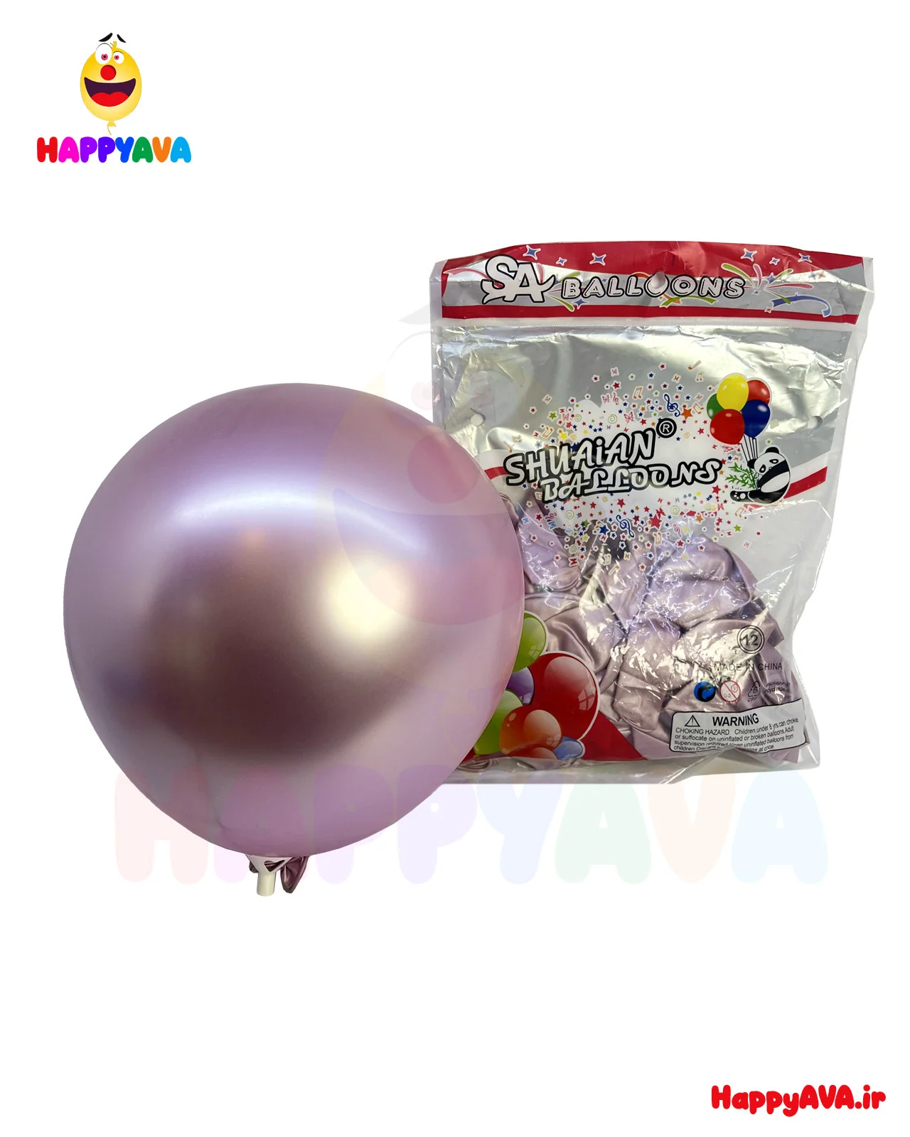 بادکنک کروم یاسی