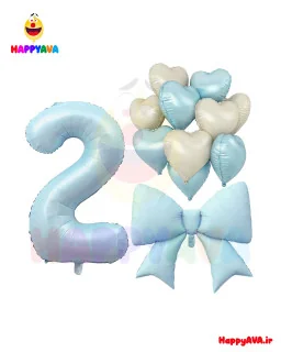 پک تولدی آبی (12 تکه) %shop-name%