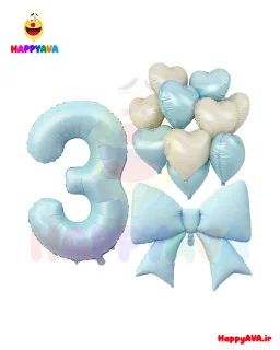پک تولدی آبی (12 تکه%shop-name%)